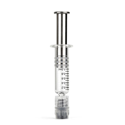 OEM Medical grade 1ml Glass CBD THC Syringe for THC Oil 100pcs/pack