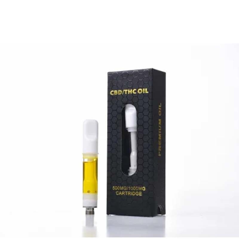 No Clogging 68.5*11.3mm CBD Vape Cartridge Comply With Us Cannasafe Certificate