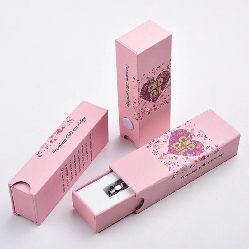 OEM 5ml E Cigarette Cartridge Packaging Cardboard Sliding Drawer Box