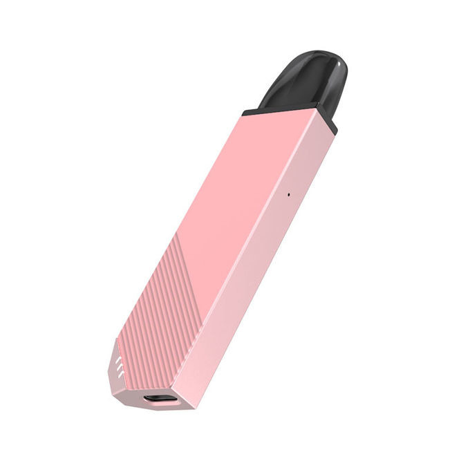 Pink Vape Pen Pod System Starter Kits 360mAh Rechargeable 110m Length
