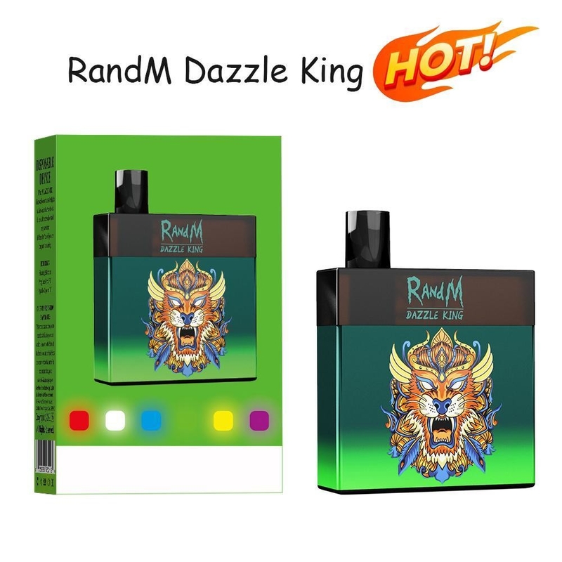 FUMOT RandM Dazzle King Disposable E cigarette 3000puffs 12 Colors